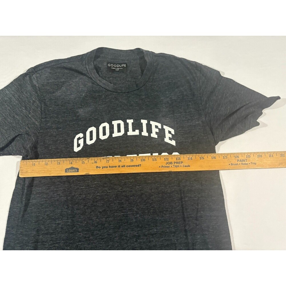 Goodlife T-Shirt Men's Grey  Logo Crew Active Streetwear Short Sleeve Sz S USA - Picture 4 of 7